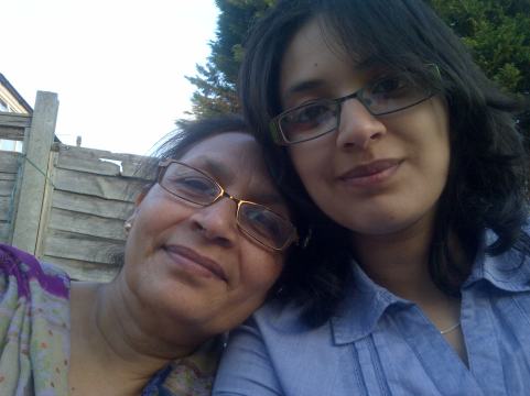 Me and my mummy! Don't we look alike?!